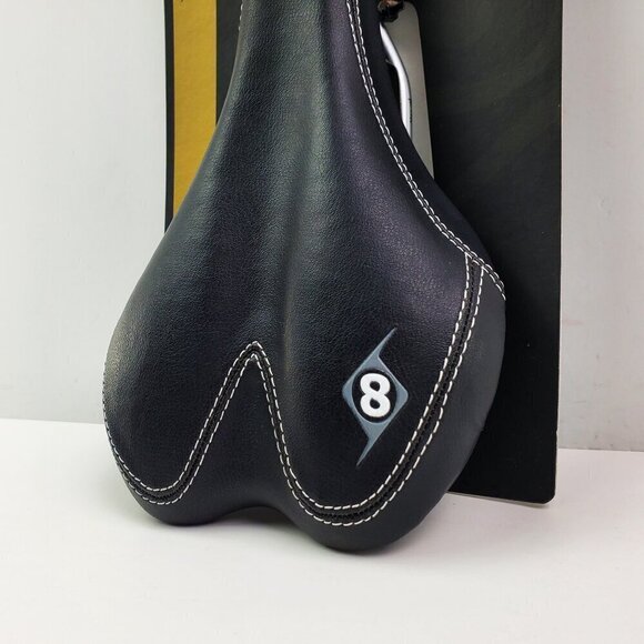Origin 8 Pro Uno-S Saddle Bicycle Bike Seat Ergonomic Gel Foam Stitched 49792 - Picture 5 of 8